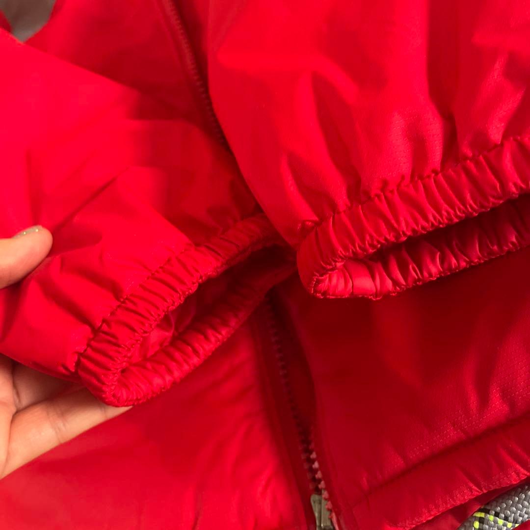 Columbia 子ども用スキーウェア 赤/グレー　xs