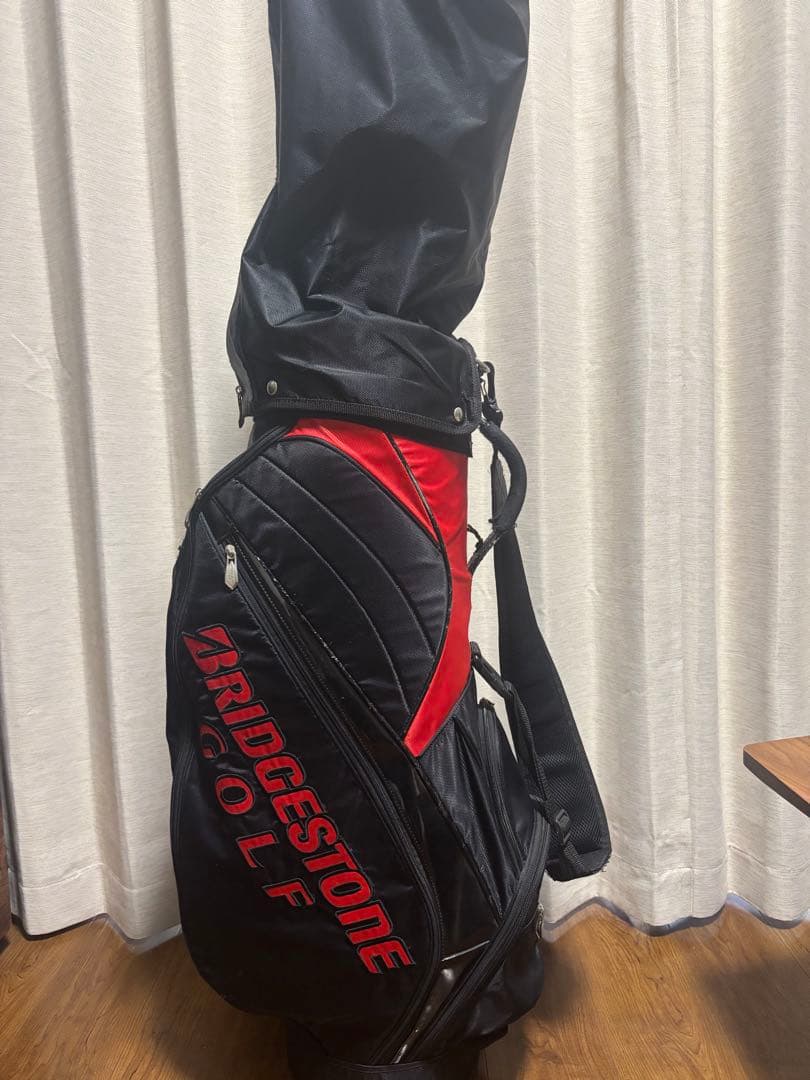 BRIDGESTONE ゴルフバッグ 黒/赤