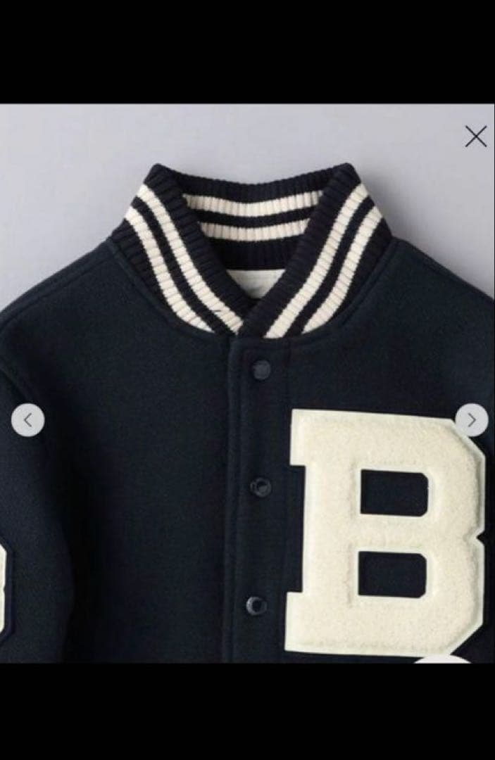 【超美品】MADISONBLUE ネイビースタジャン