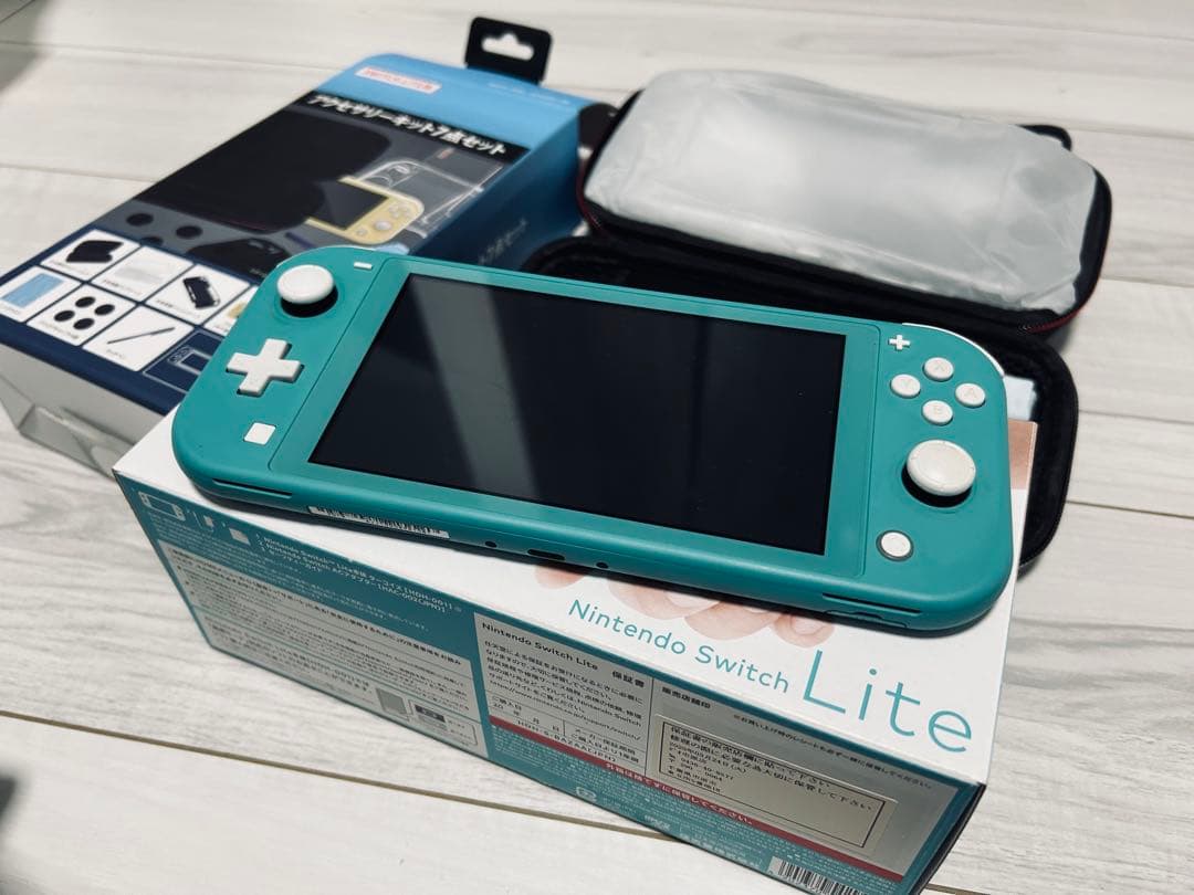 Nintendo Switch Lite ターコイズ 収納ケース付