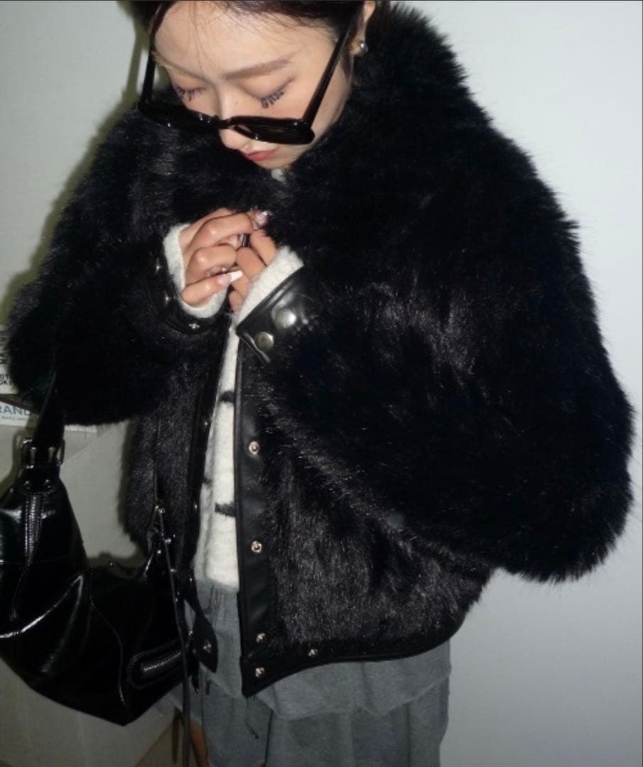 SHAGGIEファーブルゾンジャケット/ファーコート