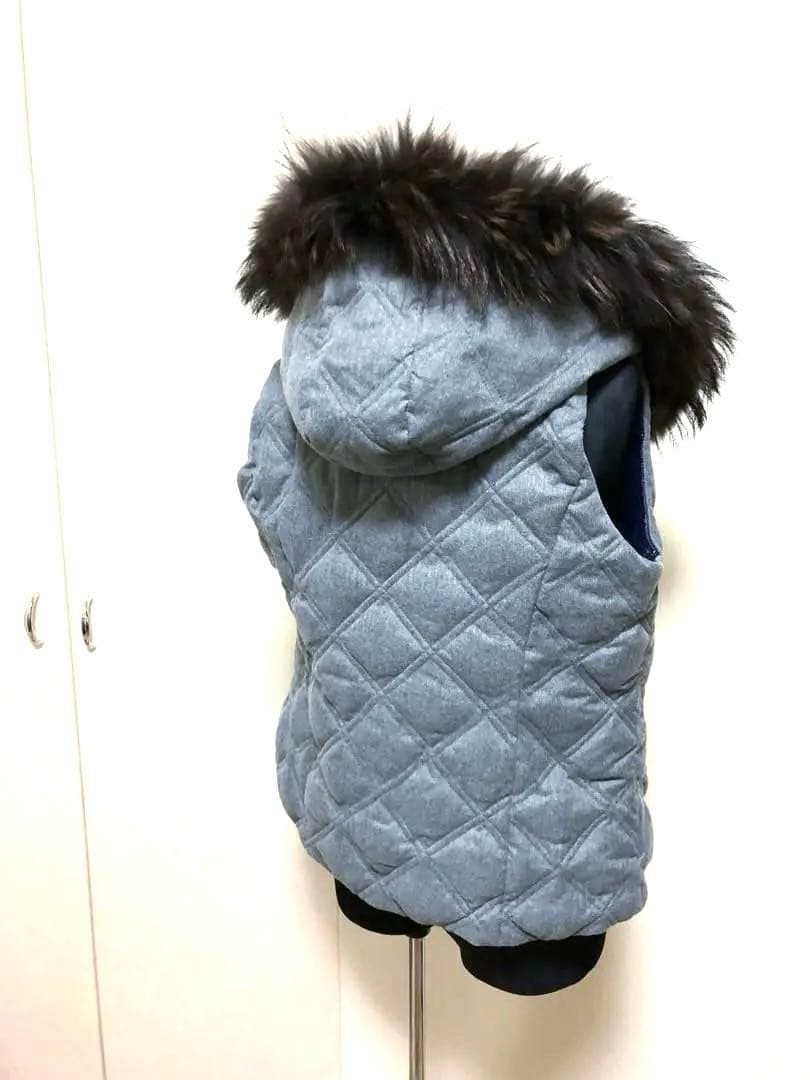 スコットクラブ リアルファーダウンベスト