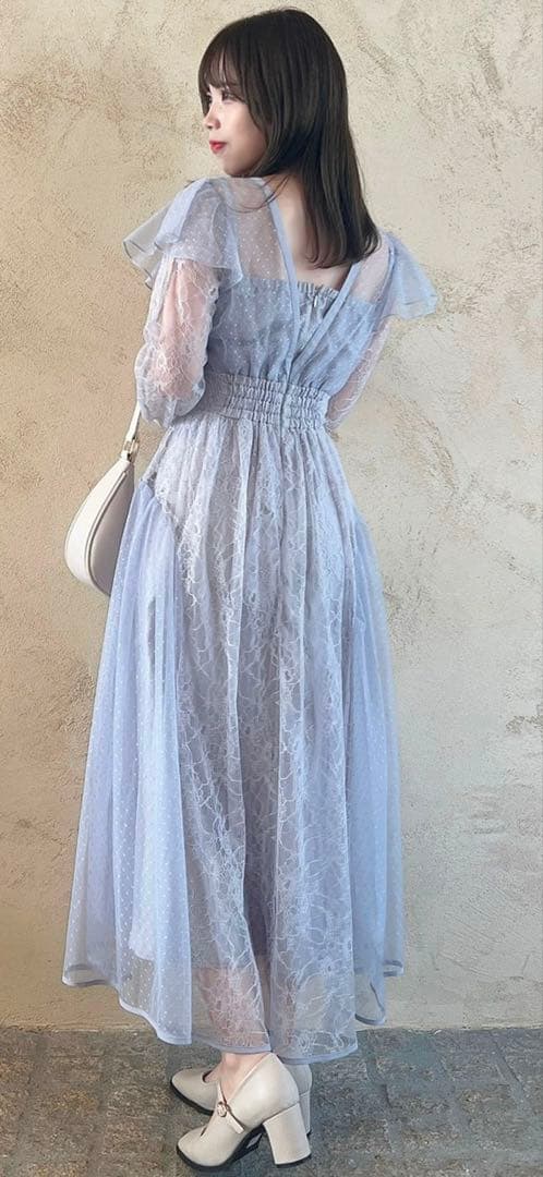 dazzlin MIXレースドレス