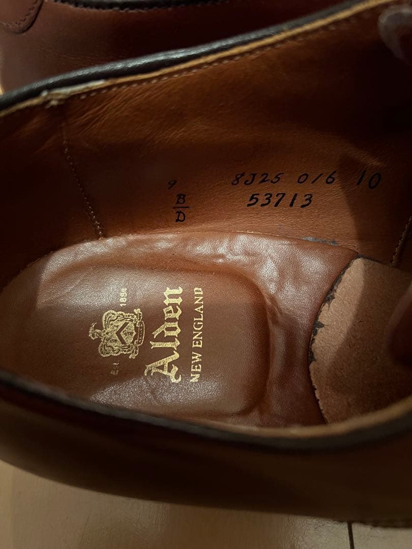 【〜2/8】ALDEN オールデン ミリタリーラスト　53713