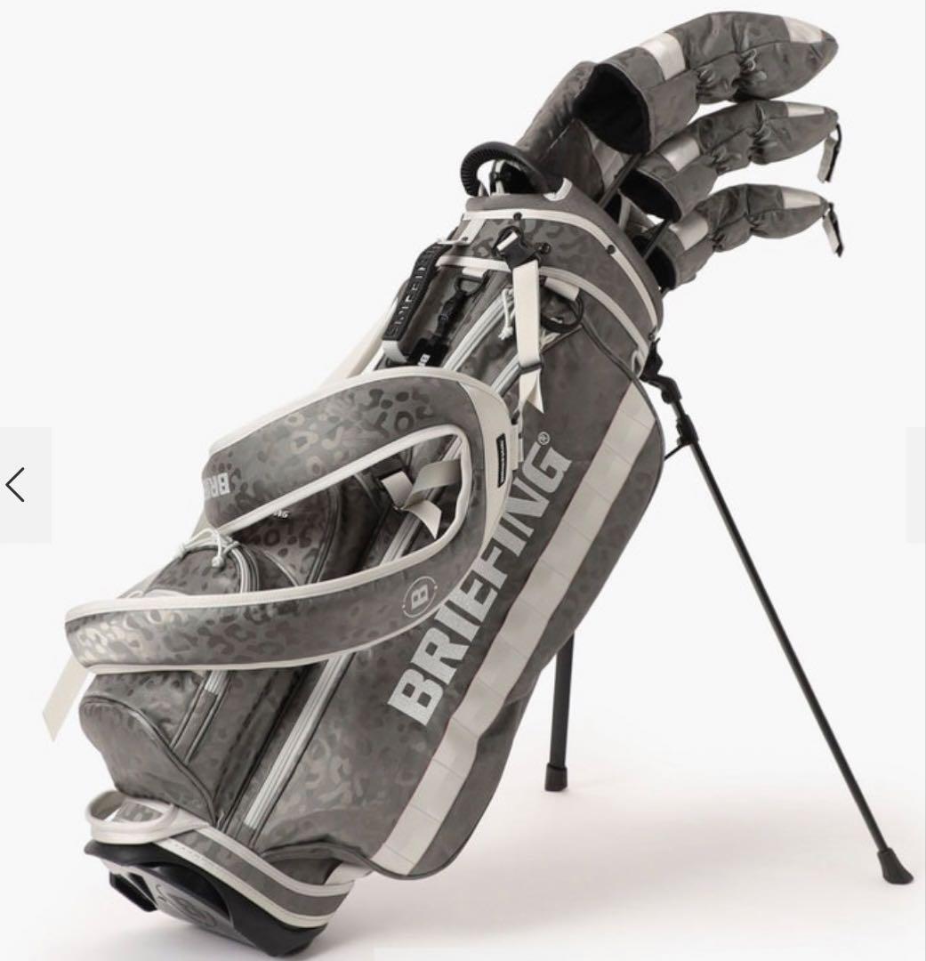 BRIEFING レオパードパターン ゴルフバッグ　ヘッドカバー3点有（未使用）