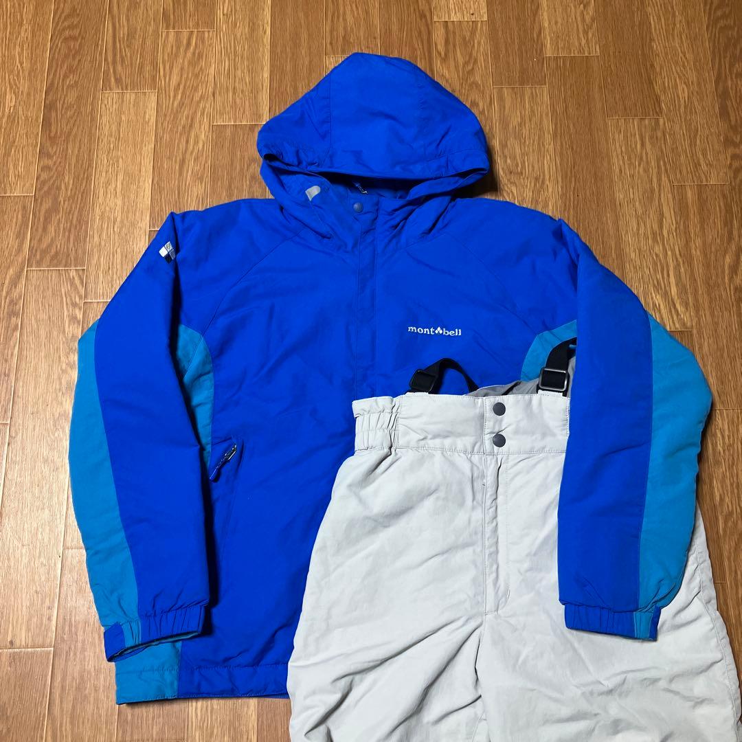 montbell パウダーライトジャケット・パンツ　上下セット　160サイズ