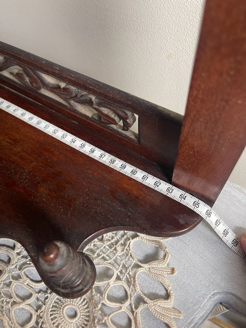 【か5】45 フランス　アンティーク　ナポレオン　シェルフ　棚