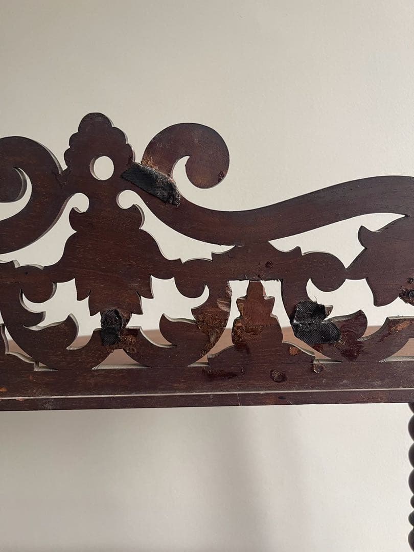 【か5】45 フランス　アンティーク　ナポレオン　シェルフ　棚