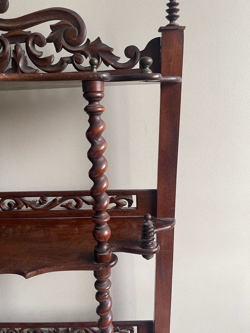 【か5】45 フランス　アンティーク　ナポレオン　シェルフ　棚