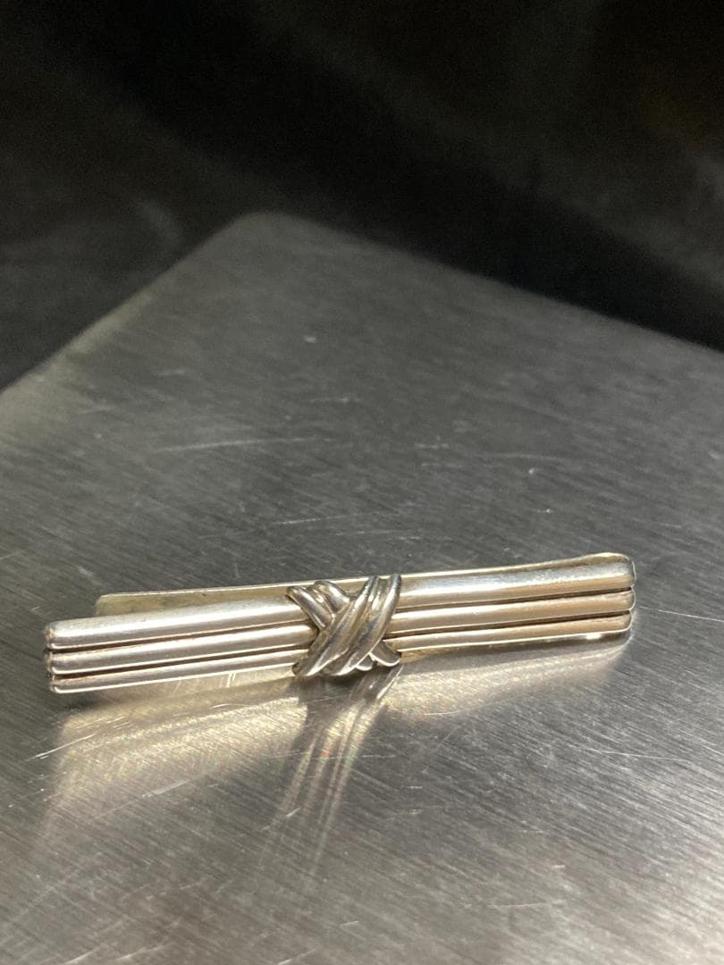 ティファニー シグネチャー クロス ネクタイピン マネークリップ 925