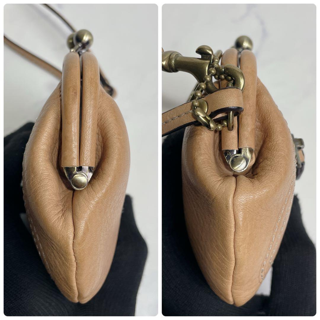 激レア✨COACH ケース 65周年記念 レガシー がま口 ライトブラウン