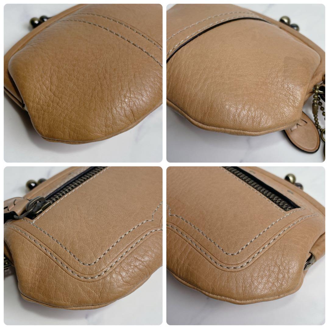 激レア✨COACH ケース 65周年記念 レガシー がま口 ライトブラウン