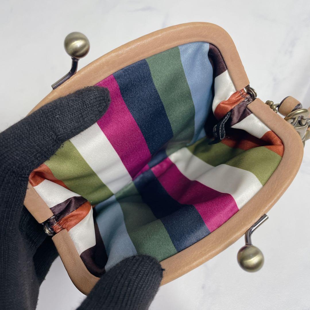 激レア✨COACH ケース 65周年記念 レガシー がま口 ライトブラウン