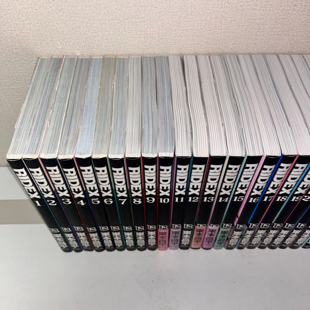RIDEX 全巻セット　1-22+ 関連本4冊　ライデックス　東本昌平