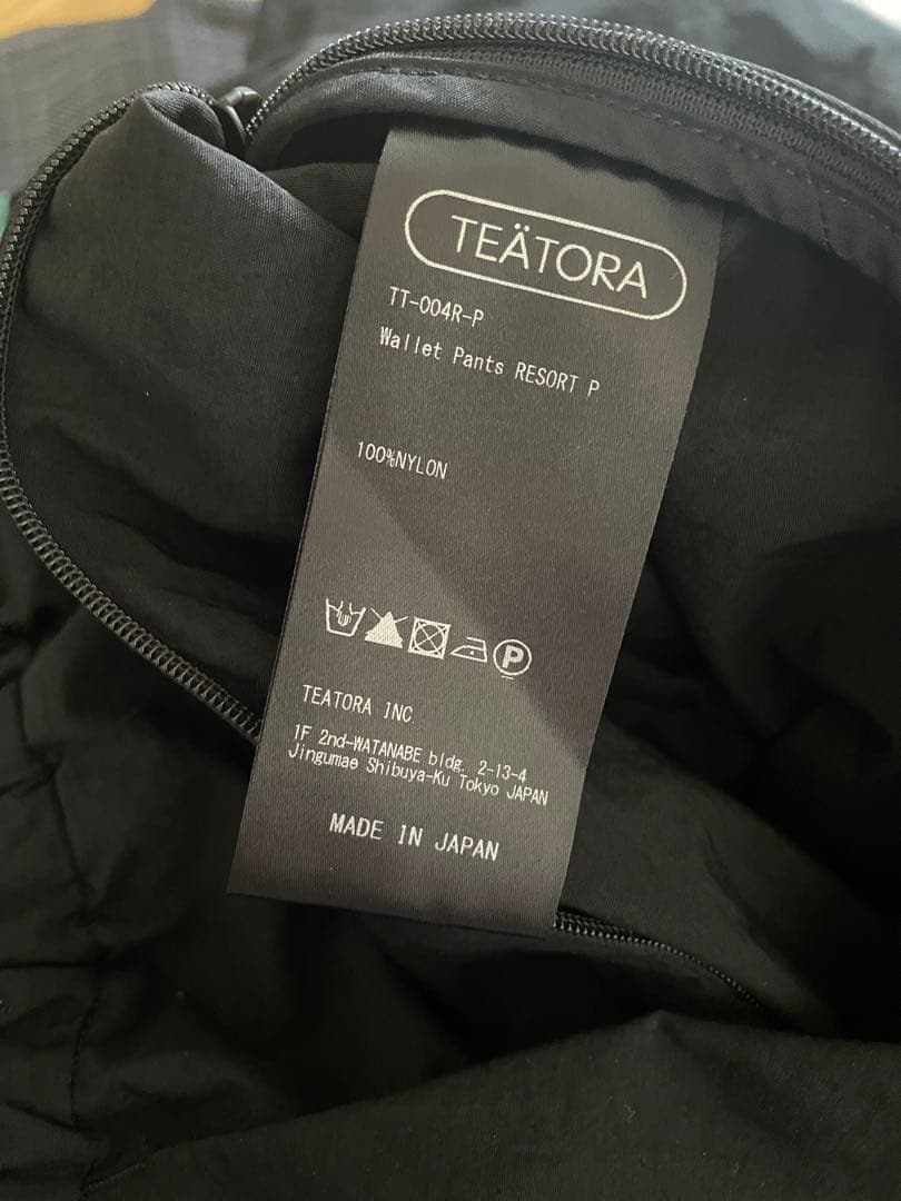 【TEATORA】WALLET PANTS RESORT