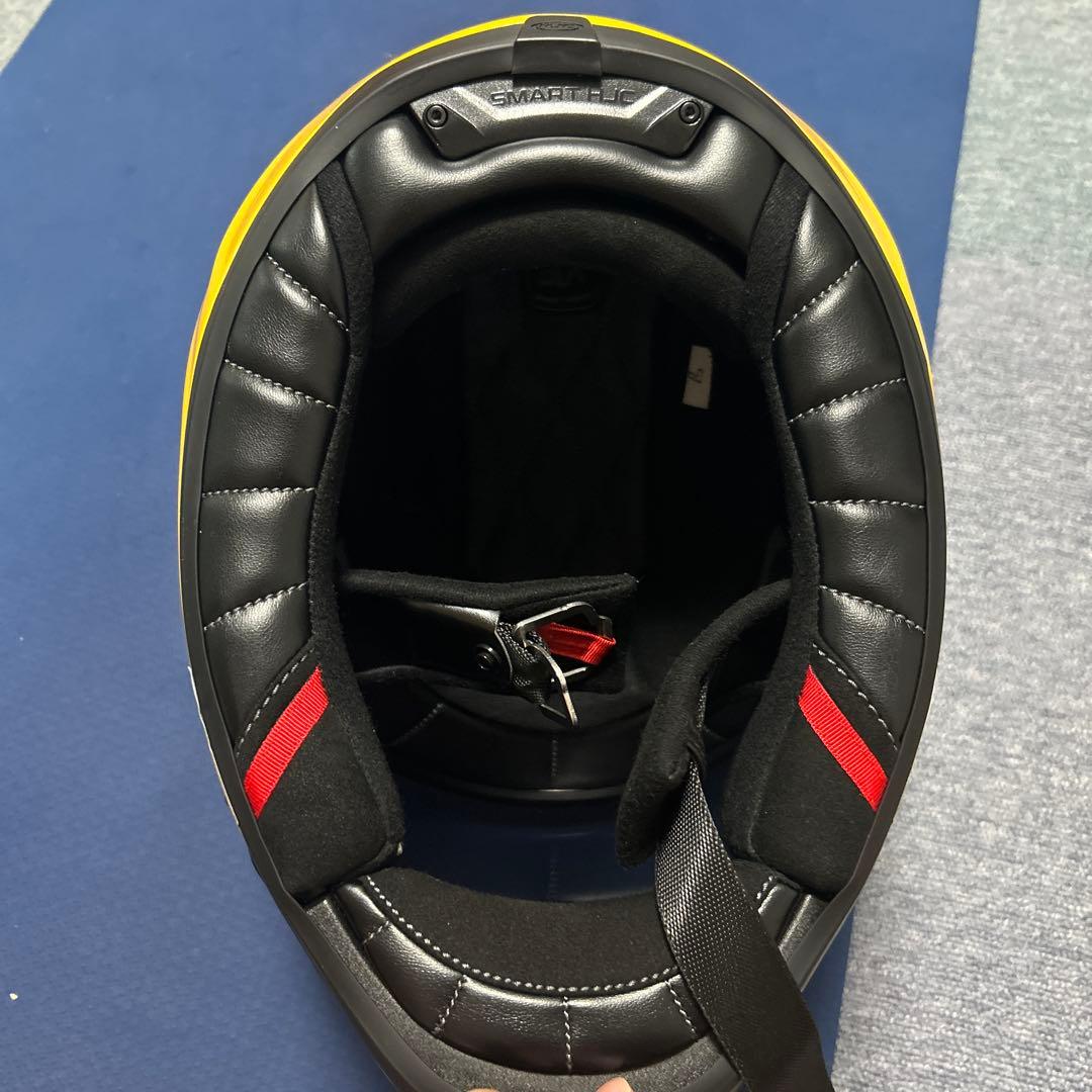 HJC V10 DeepYellowバイク用ヘルメット(フルフェイス)