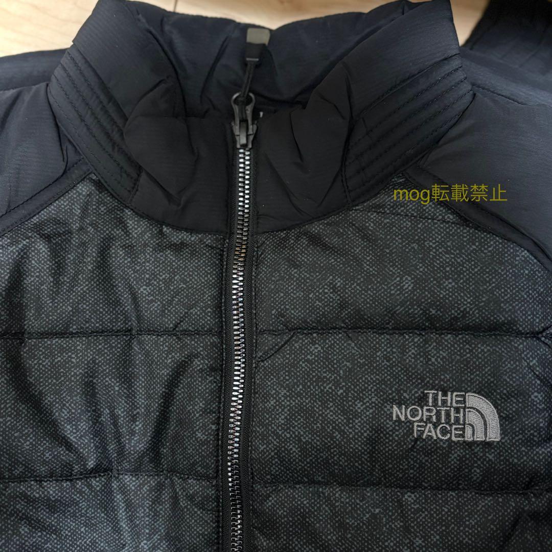 新品タグ付　ノースフェイス 中綿ジャケット 【グレー×ブラック　レディースL】