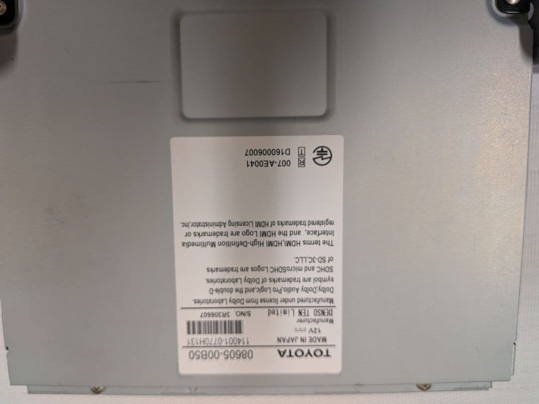 ハイエース★トヨタ純正カーナビ