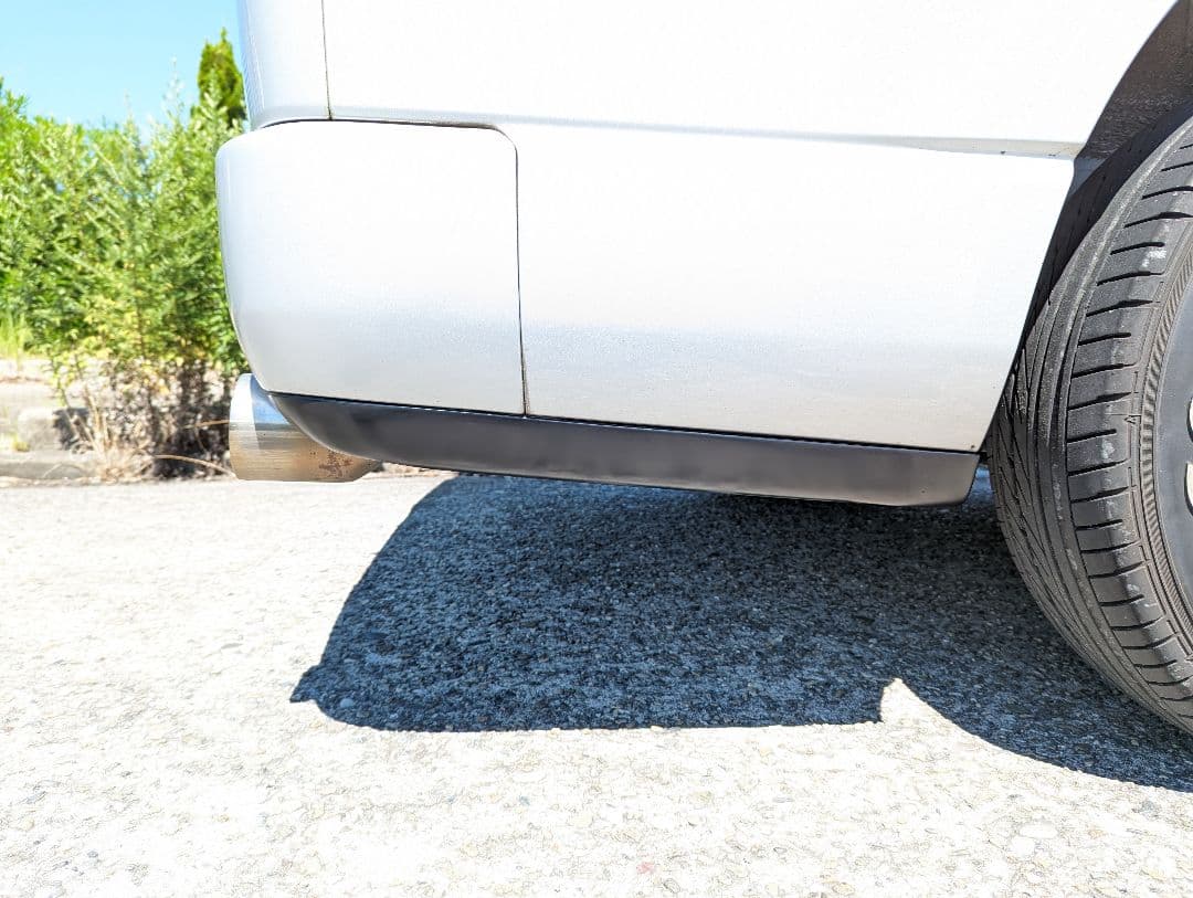 ハイエース リアバンパースポイラー フィン エアロ ライナー