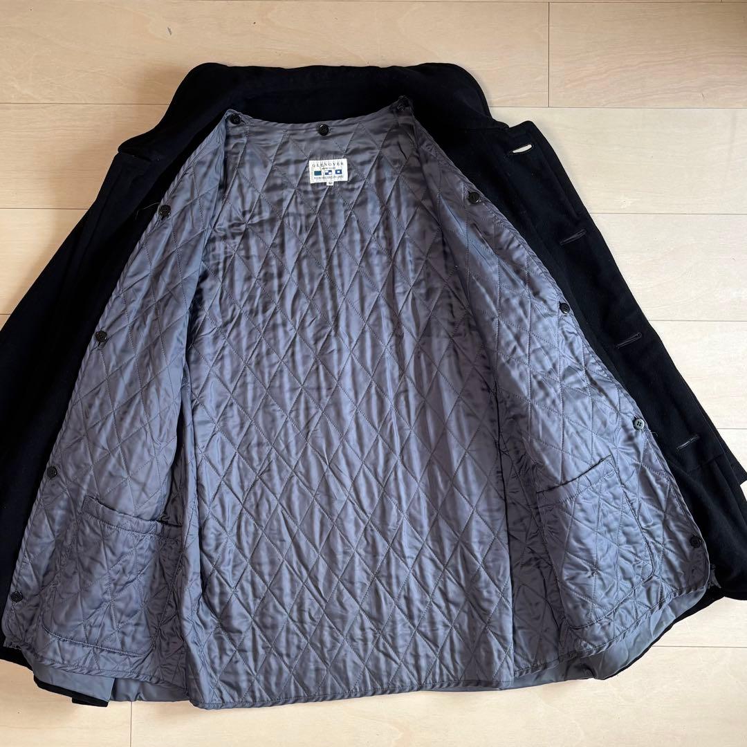 90s Grenover ウールコート　チンスト付き　カシミア混　ライナー付き