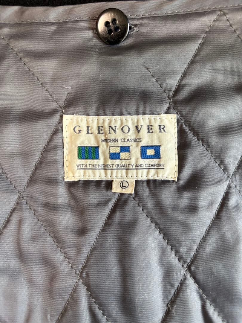 90s Grenover ウールコート　チンスト付き　カシミア混　ライナー付き