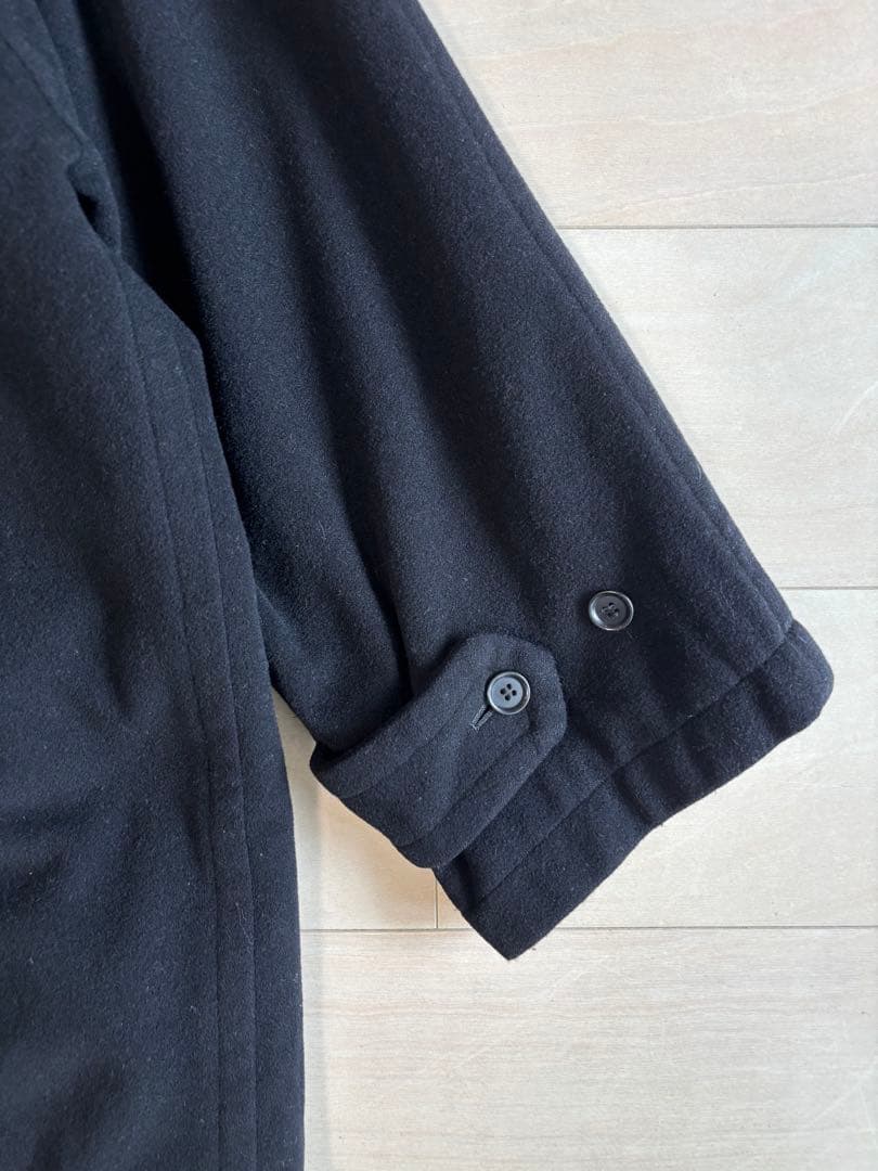 90s Grenover ウールコート　チンスト付き　カシミア混　ライナー付き