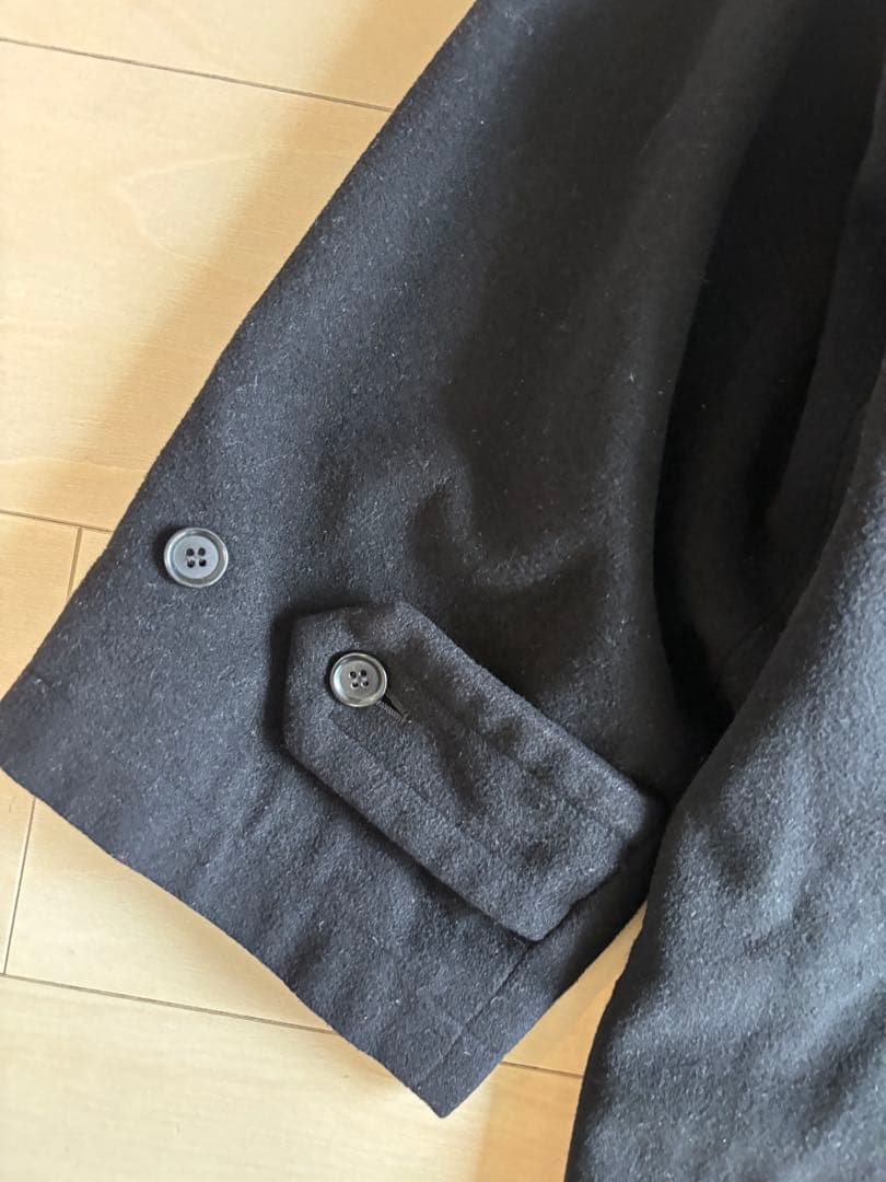 90s Grenover ウールコート　チンスト付き　カシミア混　ライナー付き