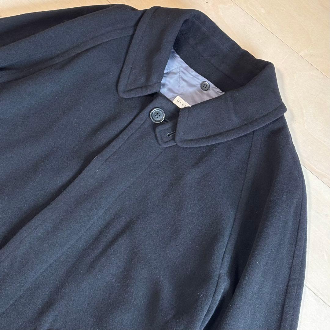 90s Grenover ウールコート　チンスト付き　カシミア混　ライナー付き