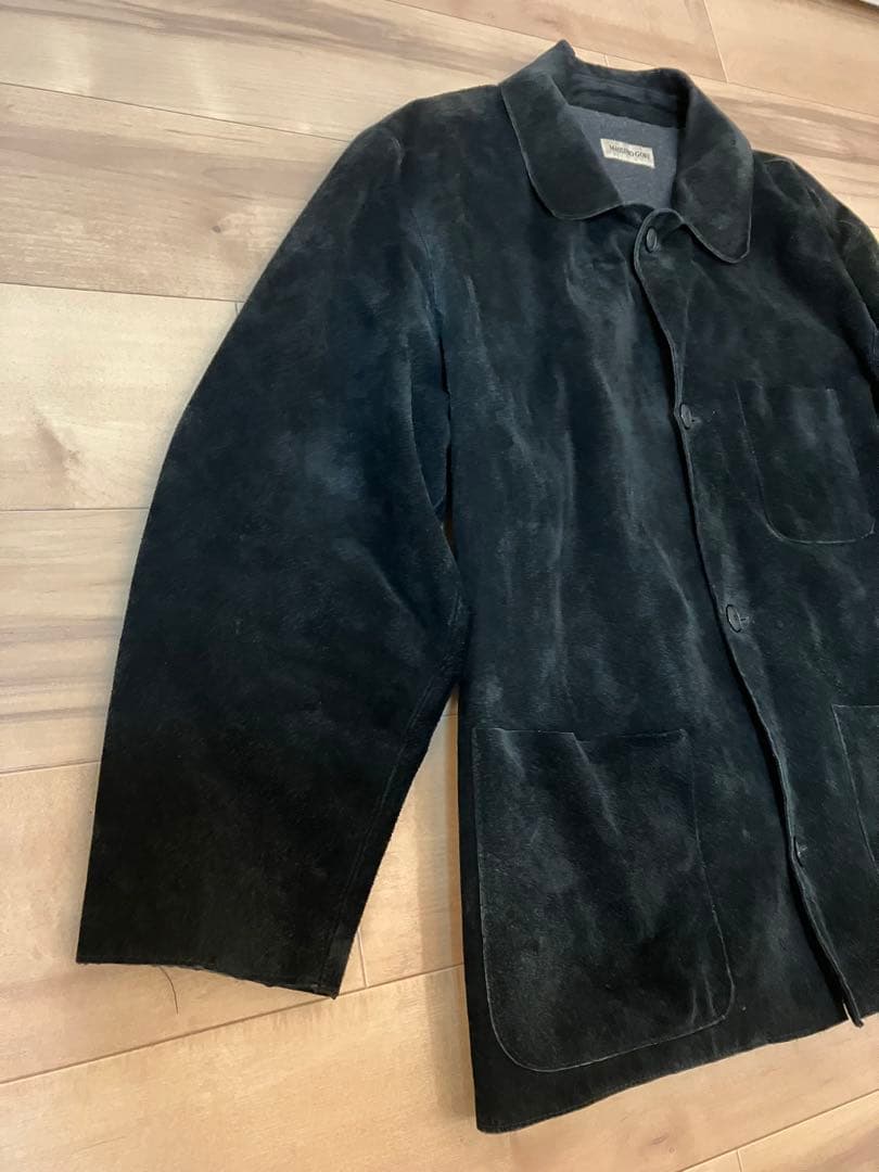 T 90s MASSIMO GORI レザー カバーオール