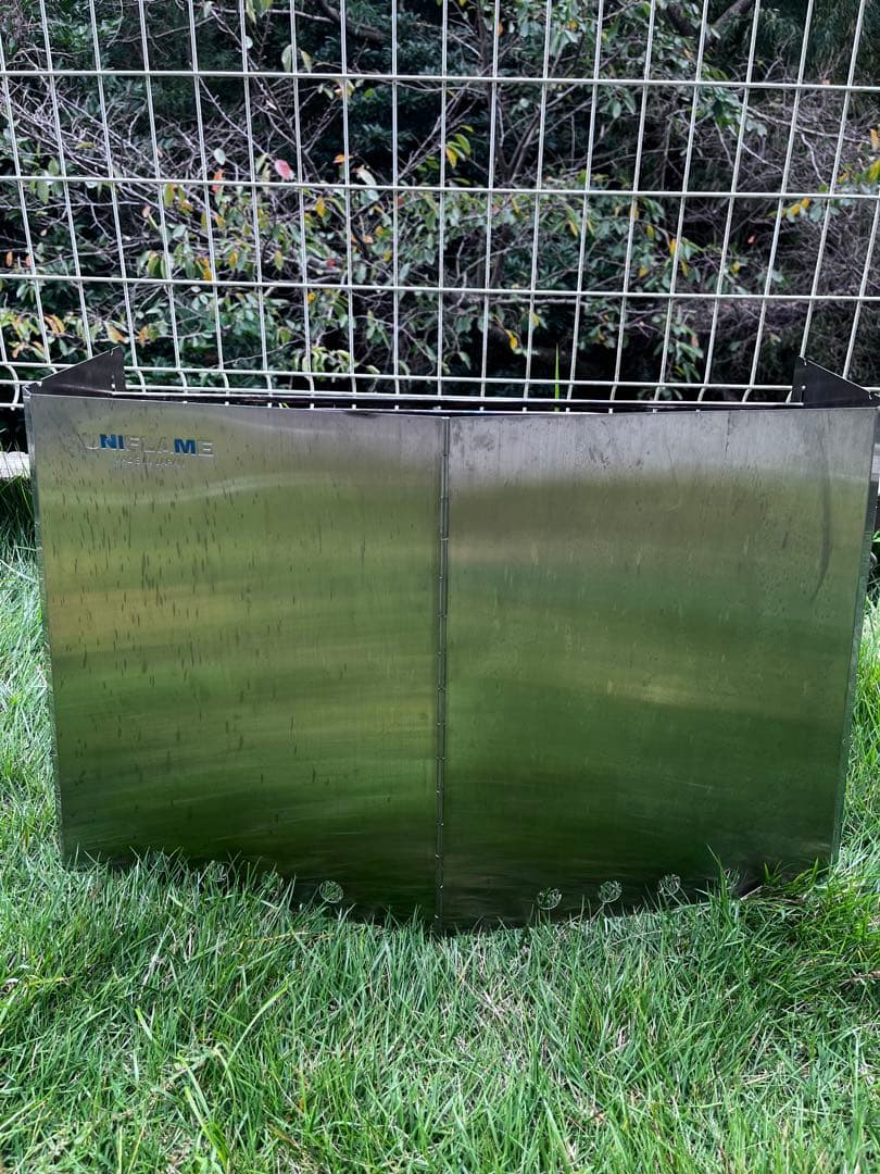 ユニフレーム 薪グリル ラージ ユニフレームのケース付き