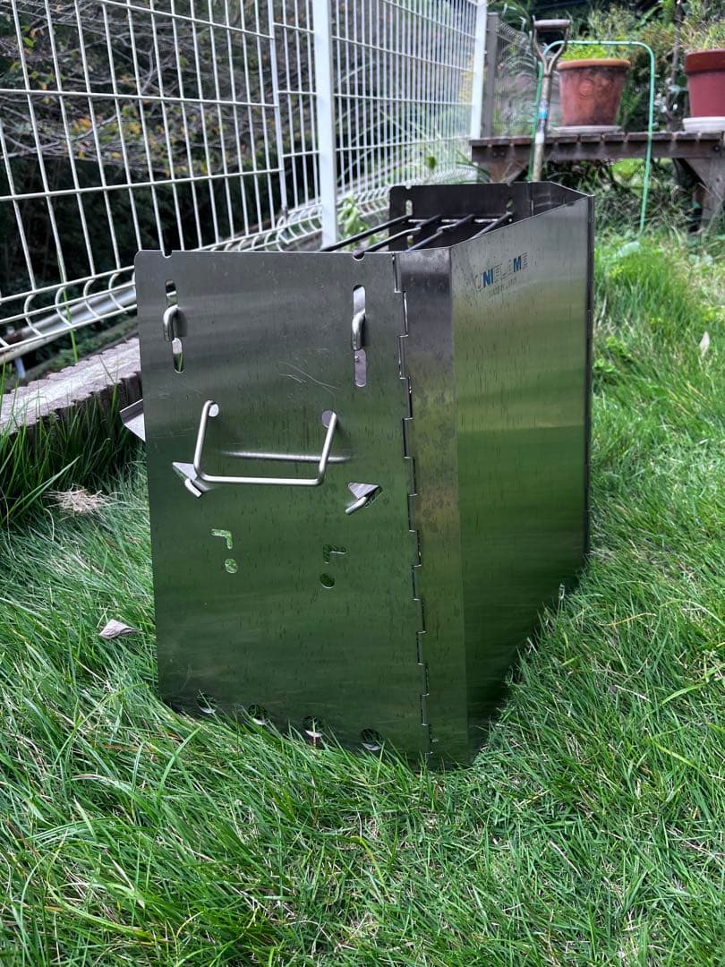 ユニフレーム 薪グリル ラージ ユニフレームのケース付き