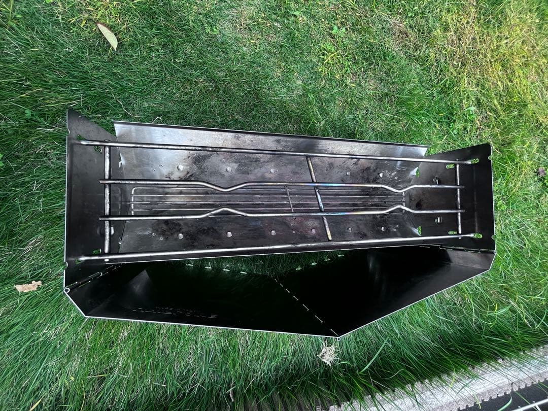 ユニフレーム 薪グリル ラージ ユニフレームのケース付き