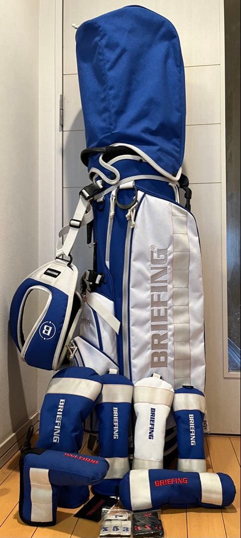 BRIEFING CR-4 キャディバッグ ヘッドカバーセット　全7点