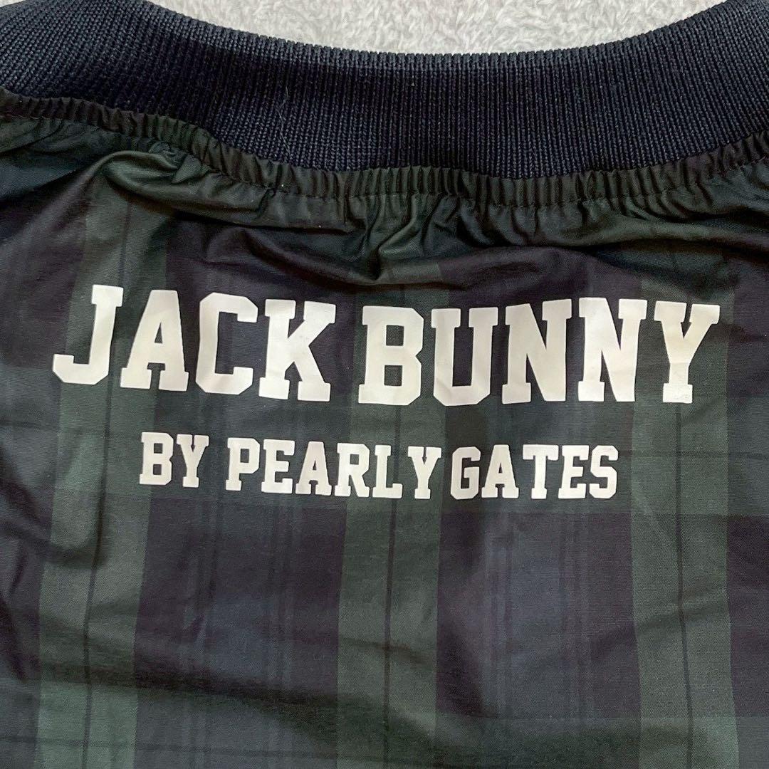 極美品　ジャックバニー　裏起毛　２WAY スニード　ブラックウォッチ　チェック