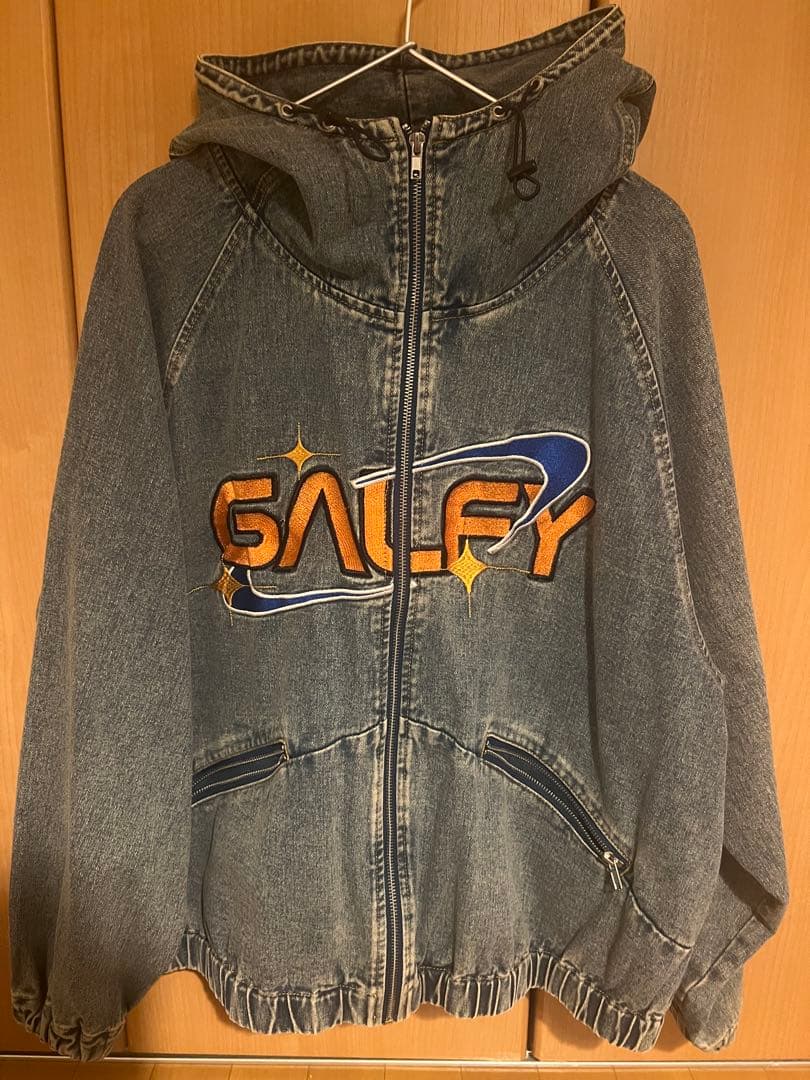 GALFY ウィメンズ デニムフードジャケット