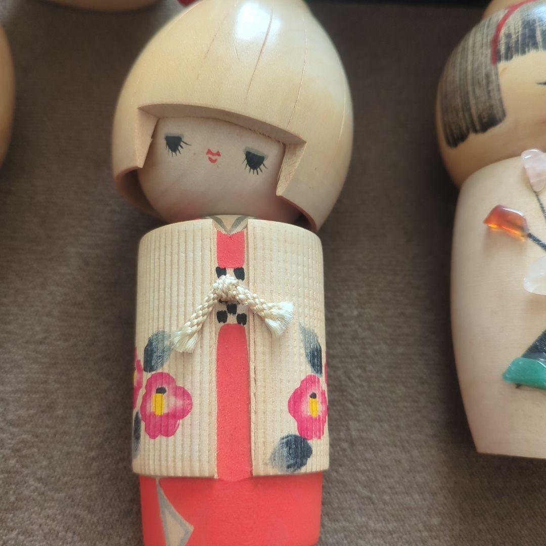 昭和レトロ　木製こけし　人形 　11点セット