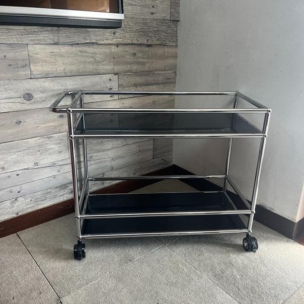 USM Haller ハラ－システム キッチンワゴン 色：グラファイトブラック