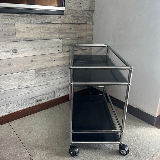 USM Haller ハラ－システム キッチンワゴン 色：グラファイトブラック