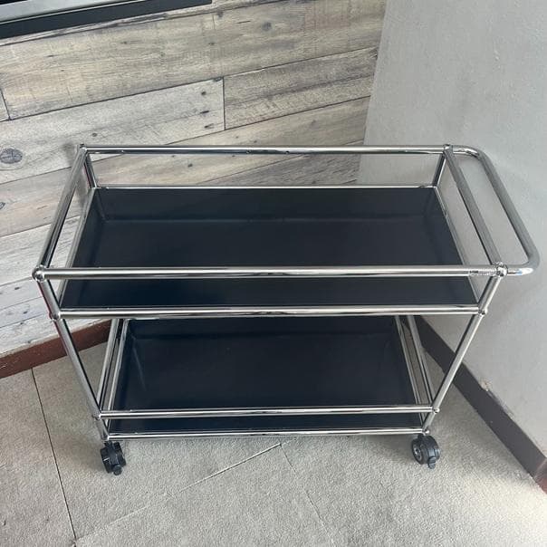 USM Haller ハラ－システム キッチンワゴン 色：グラファイトブラック