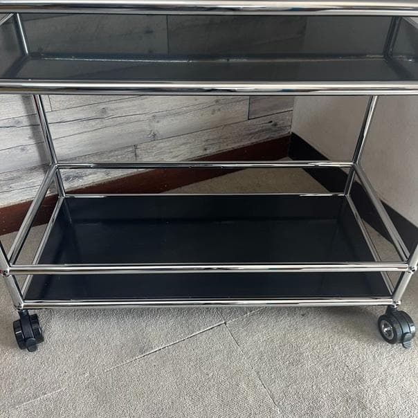 USM Haller ハラ－システム キッチンワゴン 色：グラファイトブラック