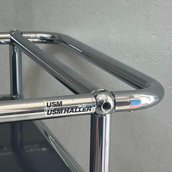 USM Haller ハラ－システム キッチンワゴン 色：グラファイトブラック