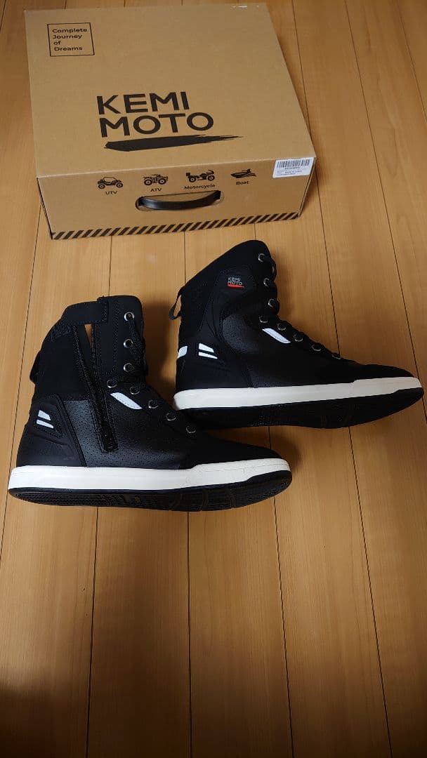 [KEMIMOTO] バイク シューズ メンズ ライディングシューズ