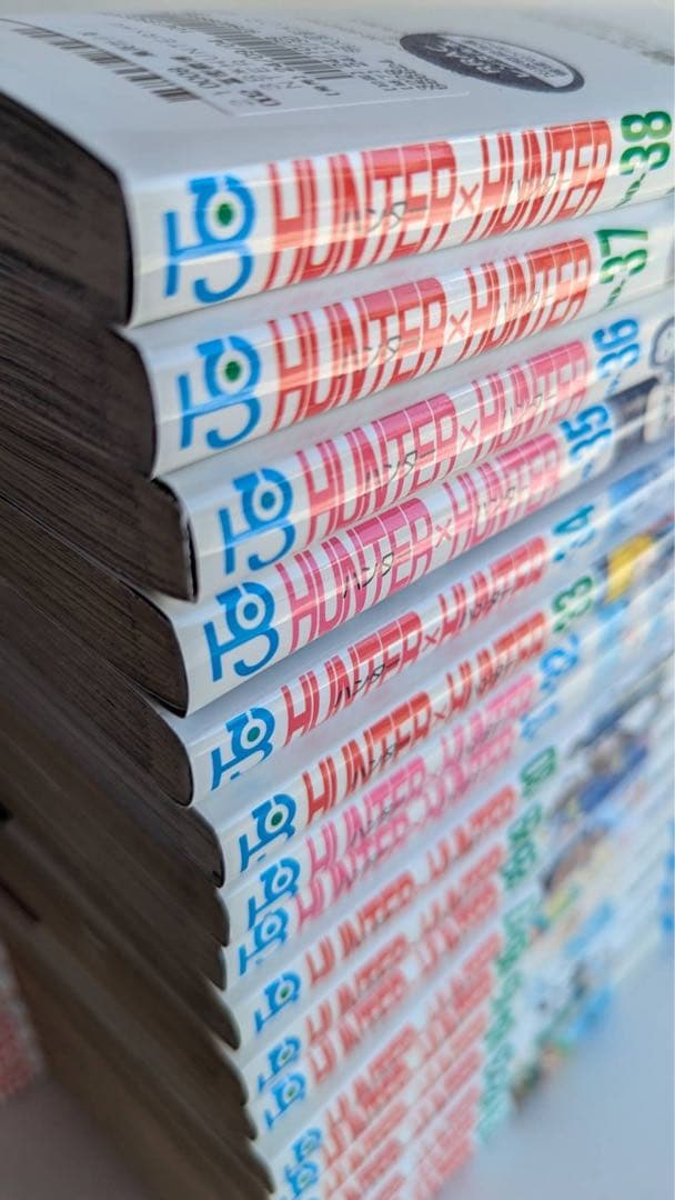 み*お様 ハンターハンター　全巻　レンタル落ち7冊 背表紙色抜けあり