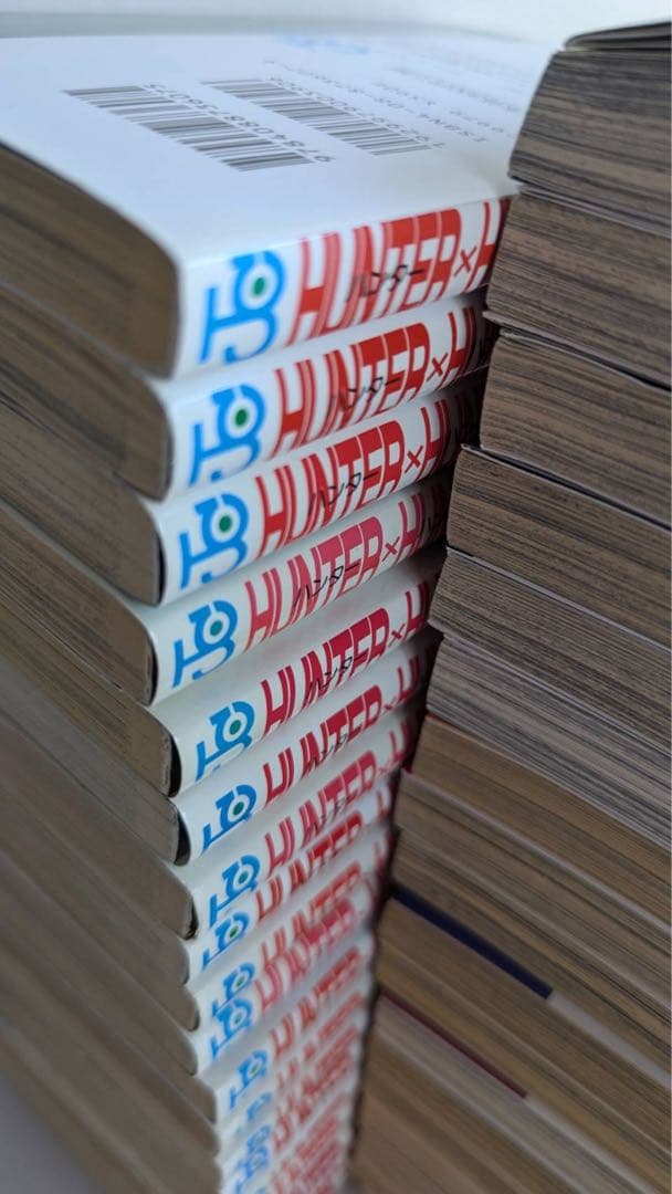み*お様 ハンターハンター　全巻　レンタル落ち7冊 背表紙色抜けあり