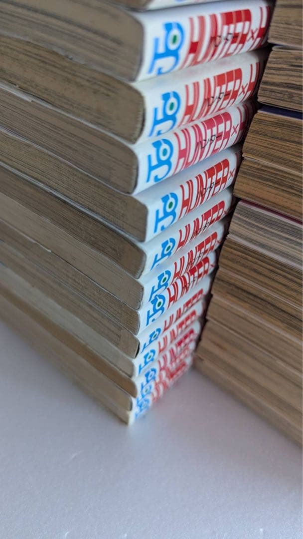 み*お様 ハンターハンター　全巻　レンタル落ち7冊 背表紙色抜けあり