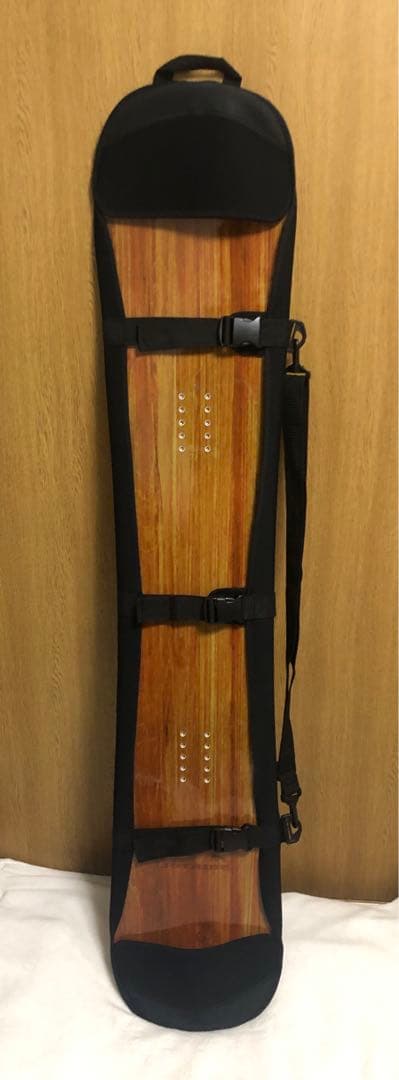 良品 JOYRIDE ジョイライド スノーボード 板 木目 専用カバー付 スノボ