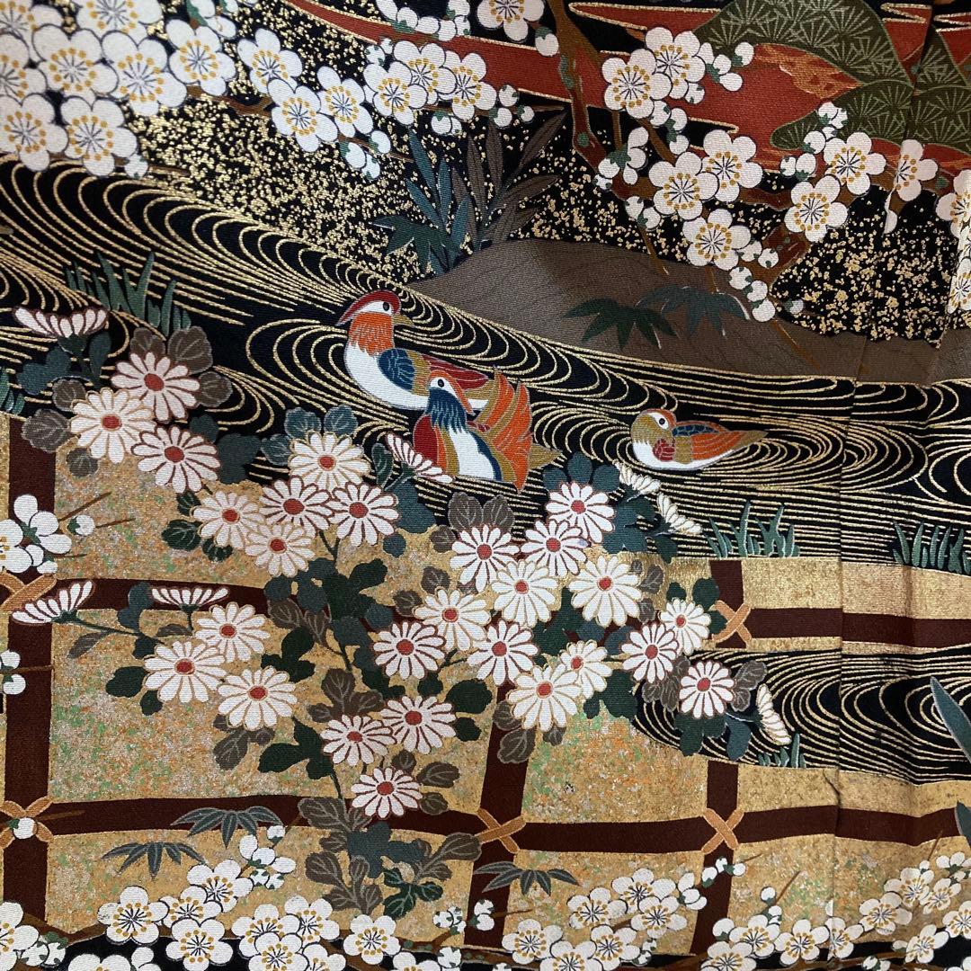 『Fママ』仕立て前 黒留袖 仮絵羽 新品未使用 留袖