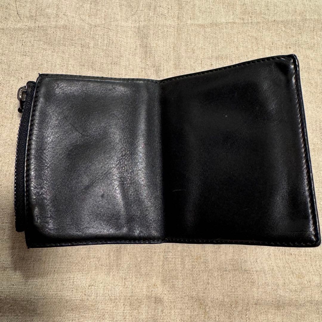 美品 付属品完備 Maison Margiela フォールデッドレザーウォレット