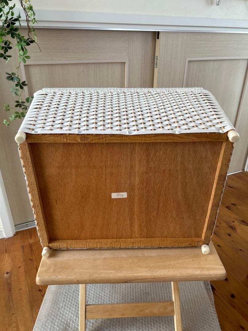 サンリオハローキティ収納ボックス 編みかご収納バスケットHELLO KITTY