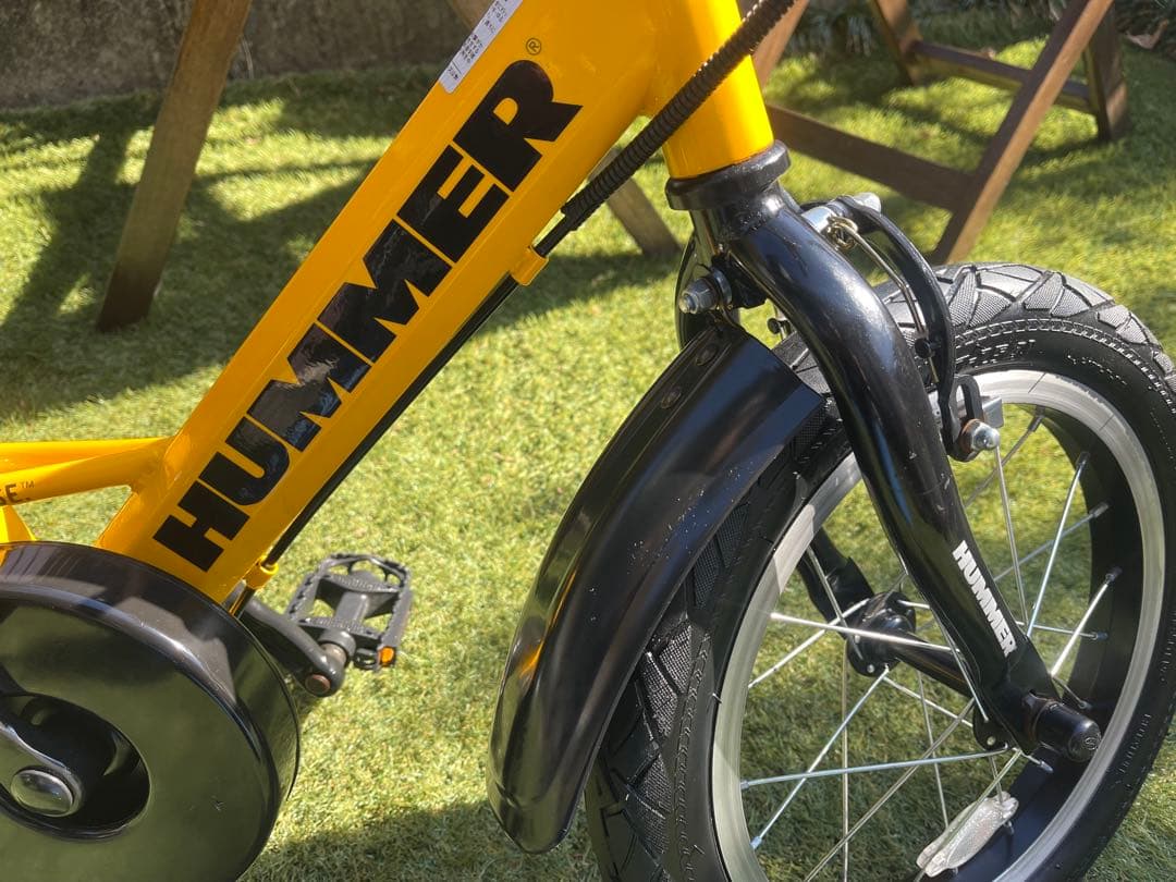 HUMMER 14inch 子供用自転車 イエロー